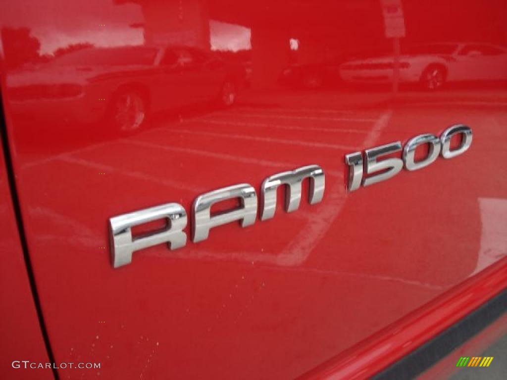 2005 Ram 1500 SLT Regular Cab - Flame Red / Dark Slate Gray photo #26