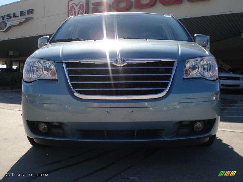 2008 Town & Country Touring Signature Series - Clearwater Blue Pearlcoat / Medium Slate Gray/Light Shale photo #8
