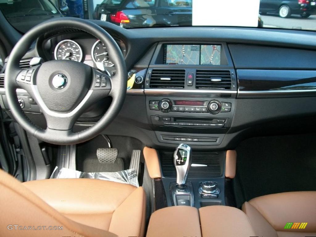 2011 BMW X6 xDrive50i Saddle Brown Dashboard Photo #38609993