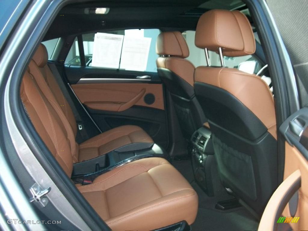 Saddle Brown Interior 2011 BMW X6 xDrive50i Photo #38610207