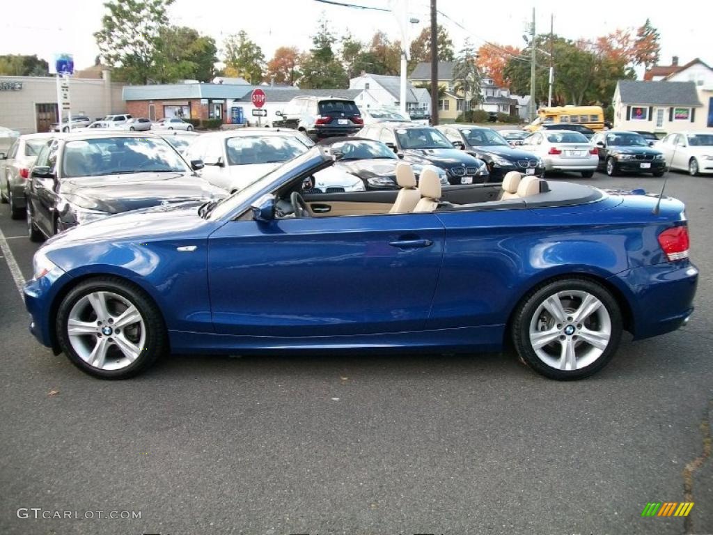 Montego Blue Metallic 2010 BMW 1 Series 128i Convertible Exterior Photo #38610569