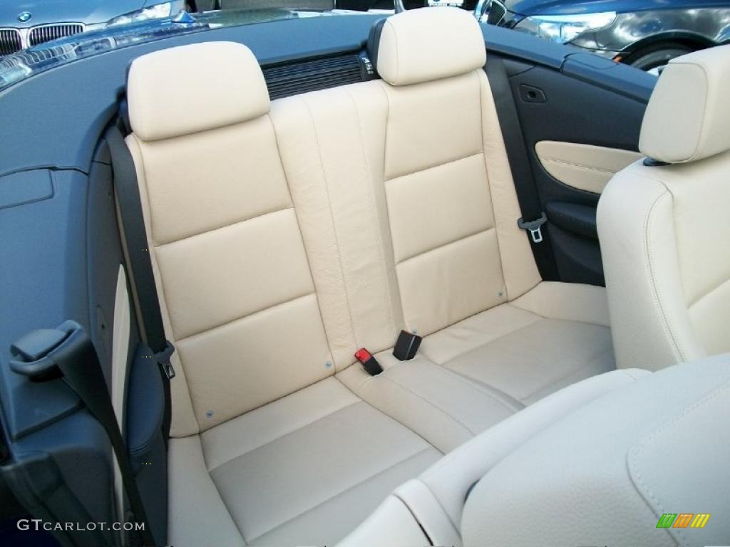 Beige Boston Leather Interior 2010 BMW 1 Series 128i Convertible Photo #38610837