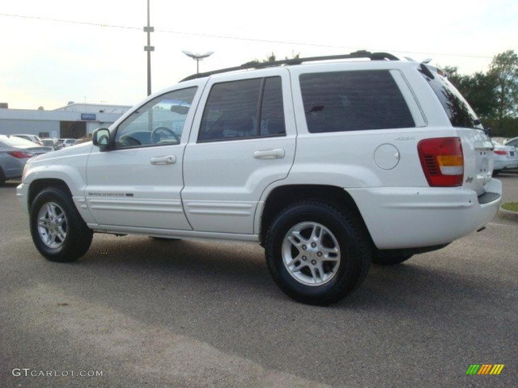 2000 Grand Cherokee Limited 4x4 - Stone White / Camel photo #4