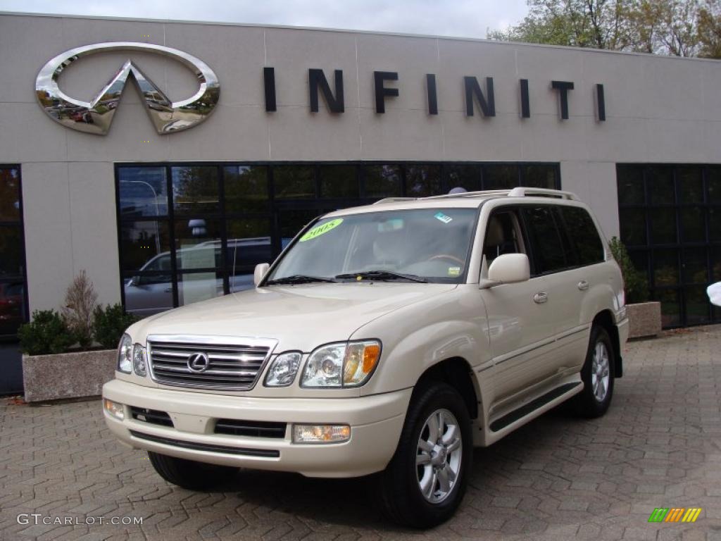 2005 LX 470 - Sand Dollar Pearl / Ivory photo #1