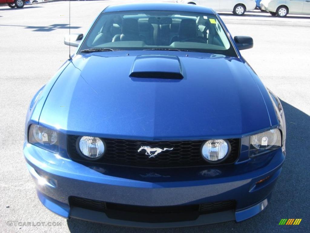 2008 Mustang GT/CS California Special Coupe - Vista Blue Metallic / Charcoal Black/Dove photo #3