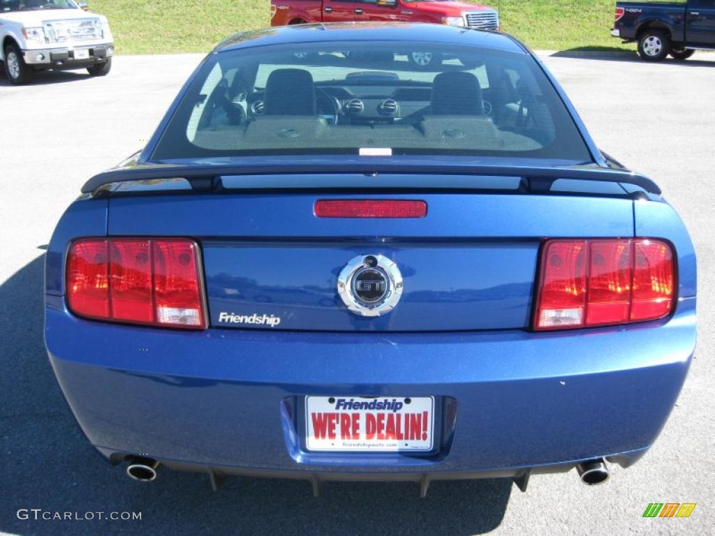 2008 Mustang GT/CS California Special Coupe - Vista Blue Metallic / Charcoal Black/Dove photo #7