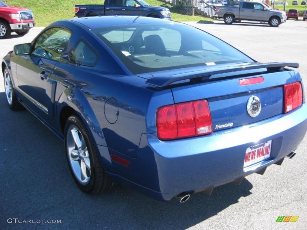 2008 Mustang GT/CS California Special Coupe - Vista Blue Metallic / Charcoal Black/Dove photo #8
