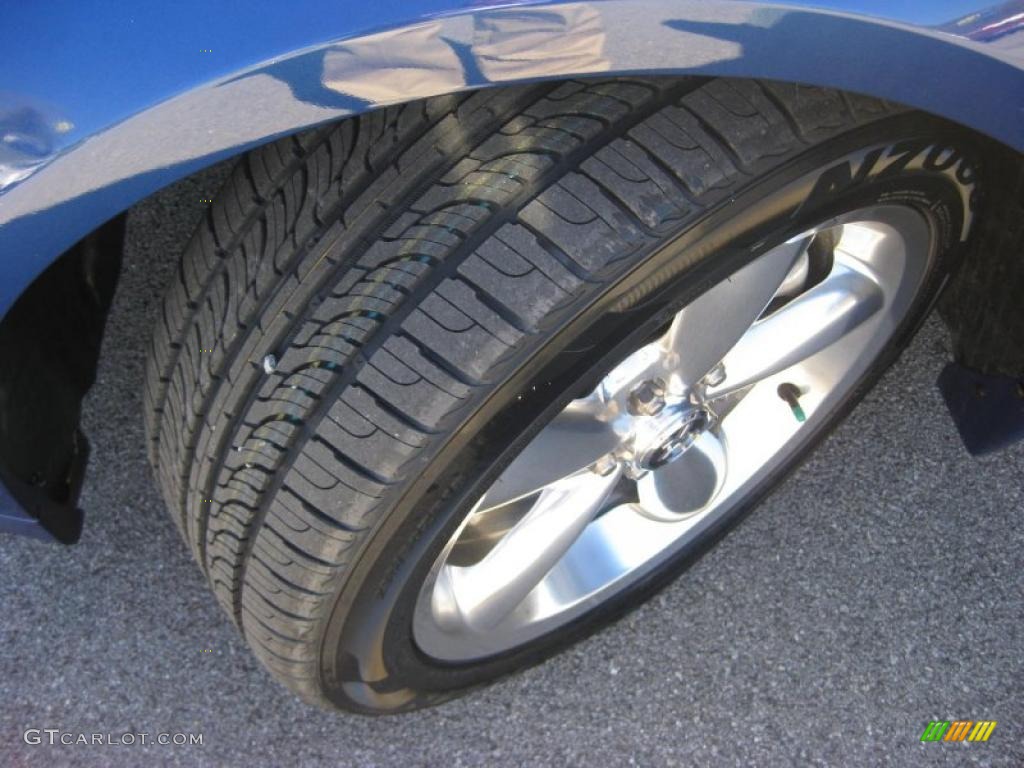 2008 Mustang GT/CS California Special Coupe - Vista Blue Metallic / Charcoal Black/Dove photo #9