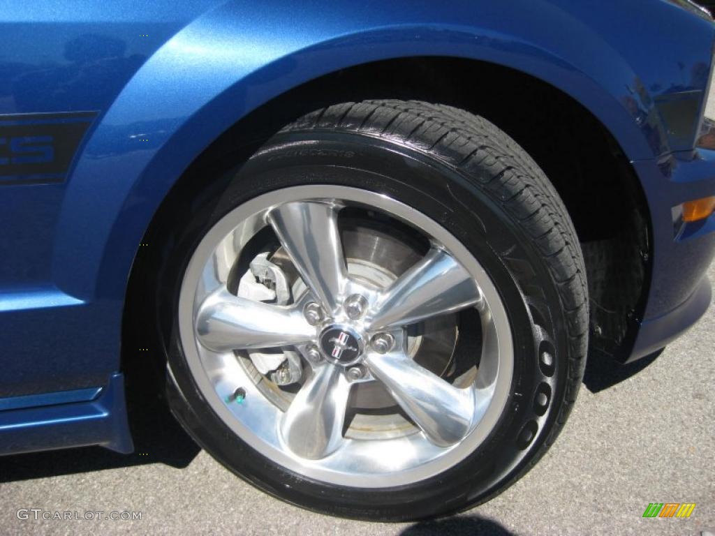2008 Mustang GT/CS California Special Coupe - Vista Blue Metallic / Charcoal Black/Dove photo #10