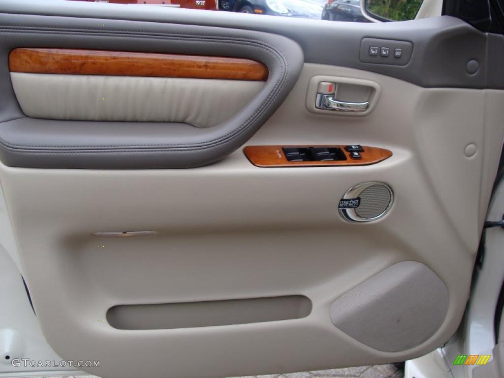 2005 Lexus LX 470 Ivory Door Panel Photo #38611929