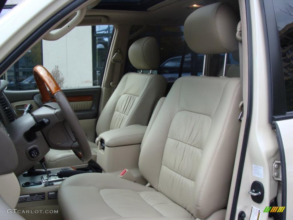 Ivory Interior 2005 Lexus LX 470 Photo #38611957