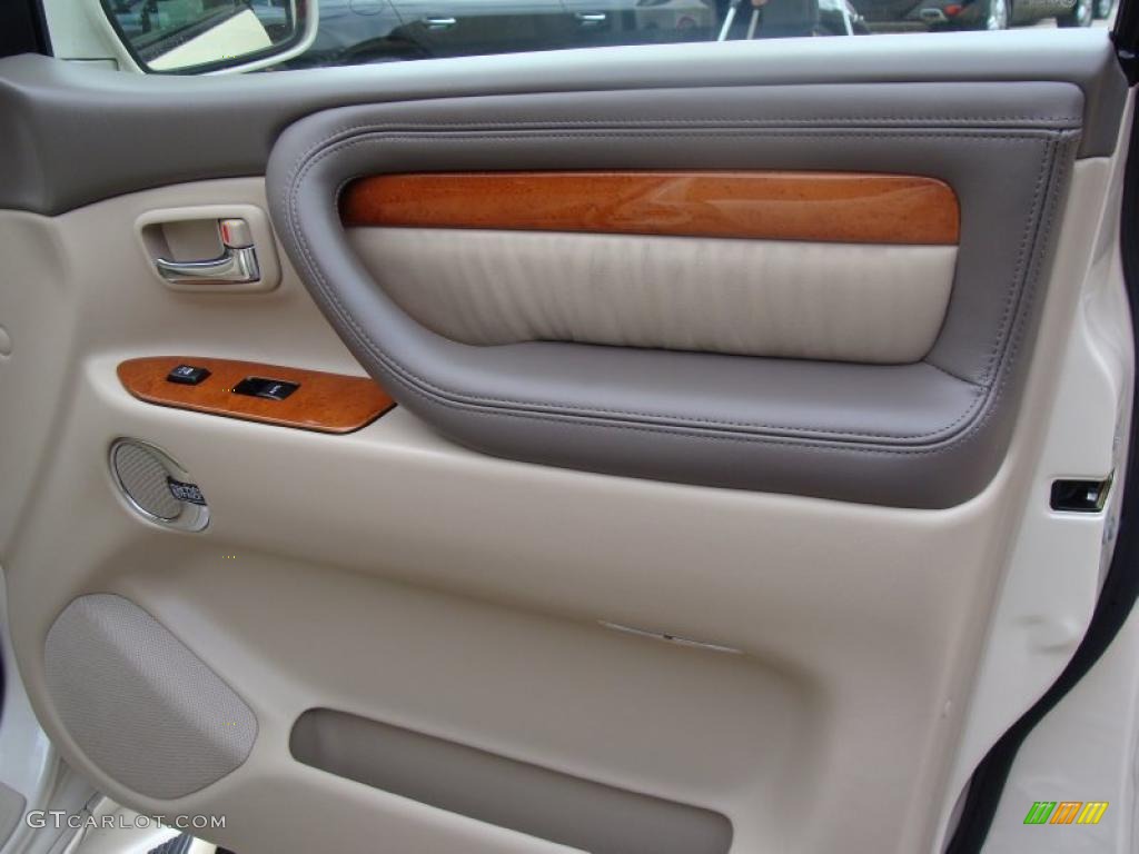 2005 Lexus LX 470 Ivory Door Panel Photo #38611969