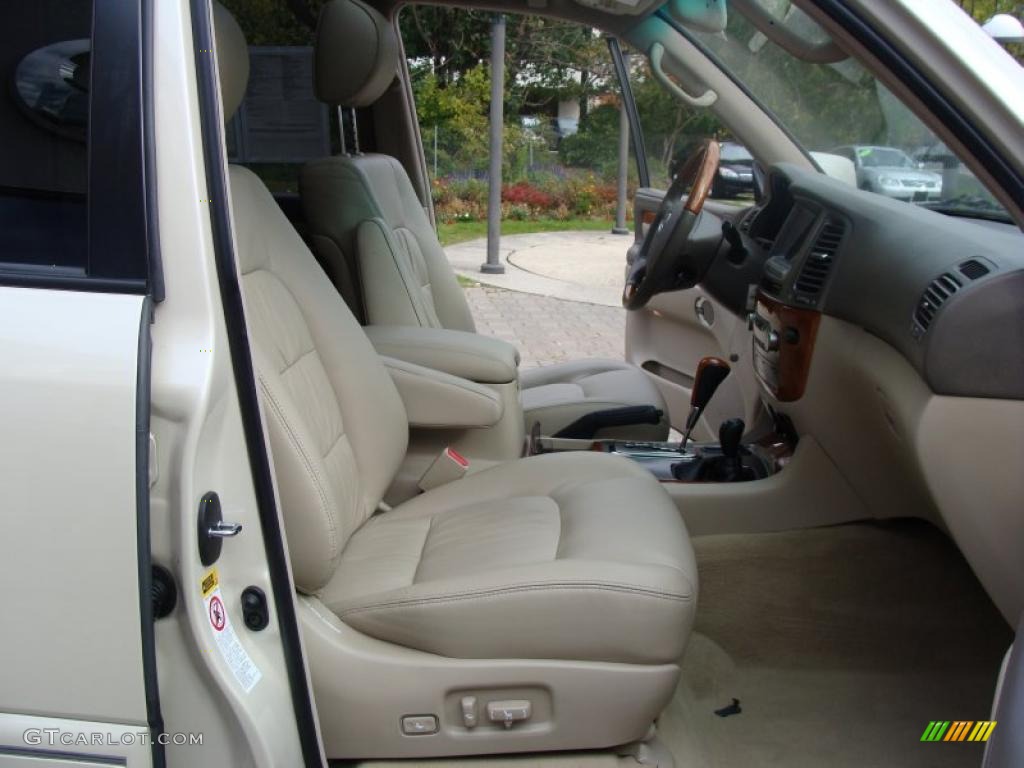 Ivory Interior 2005 Lexus LX 470 Photo #38611985