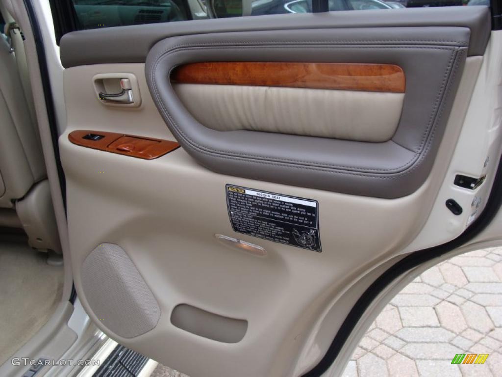 2005 Lexus LX 470 Ivory Door Panel Photo #38612021