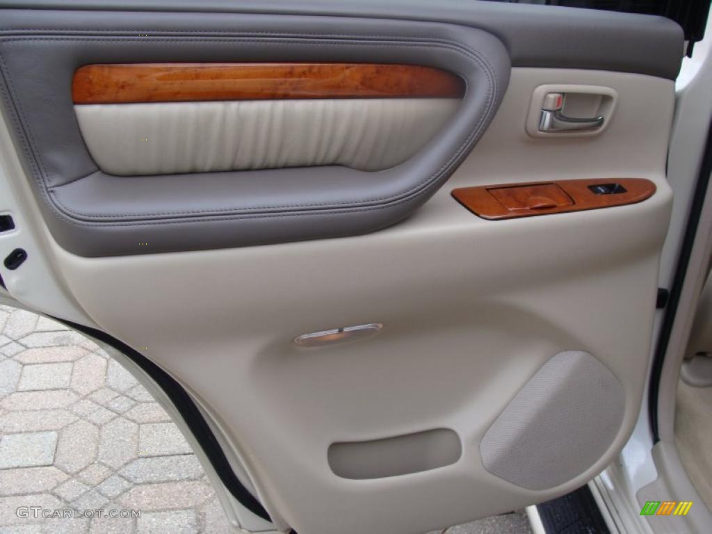 2005 Lexus LX 470 Ivory Door Panel Photo #38612053