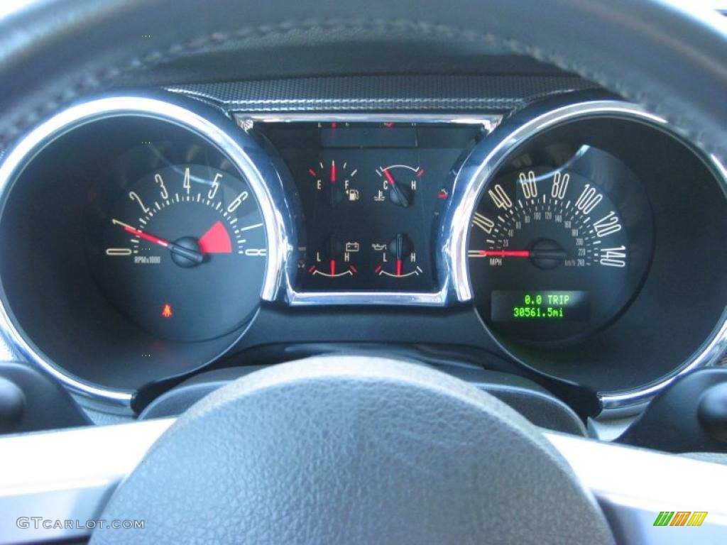 2008 Ford Mustang GT/CS California Special Coupe Gauges Photo #38612109