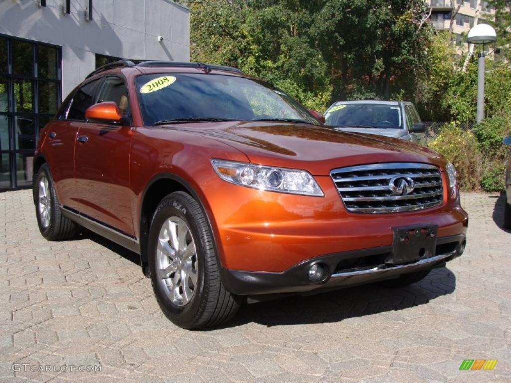 Autumn Copper Metallic 2008 Infiniti FX 35 AWD Exterior Photo #38612321