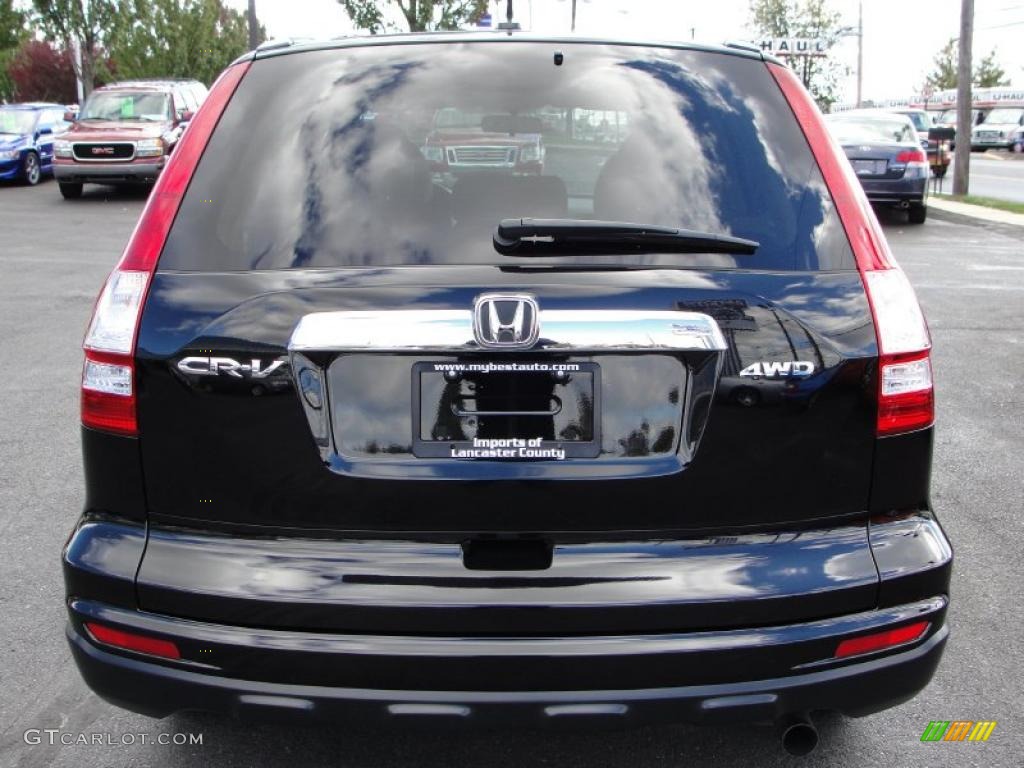 2010 CR-V EX-L AWD - Crystal Black Pearl / Ivory photo #5