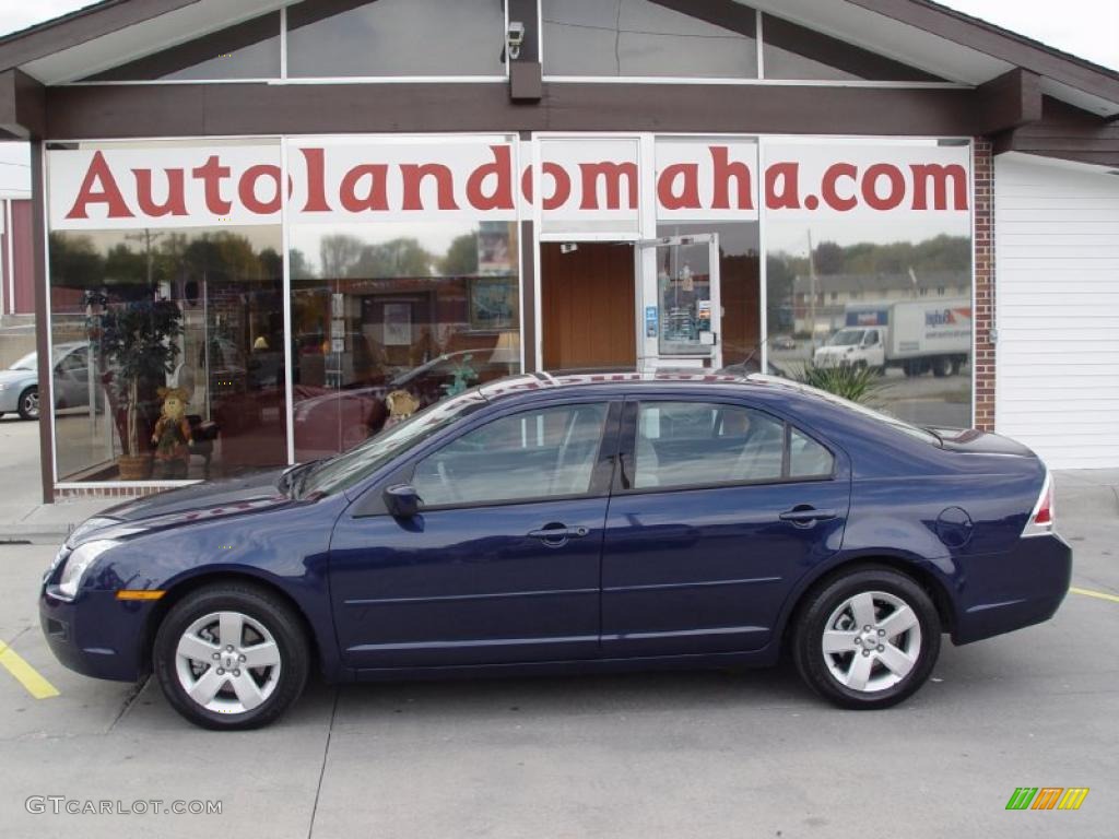 2007 Dark Blue Pearl Metallic Ford Fusion Se V6 Awd 38549085 Photo 13