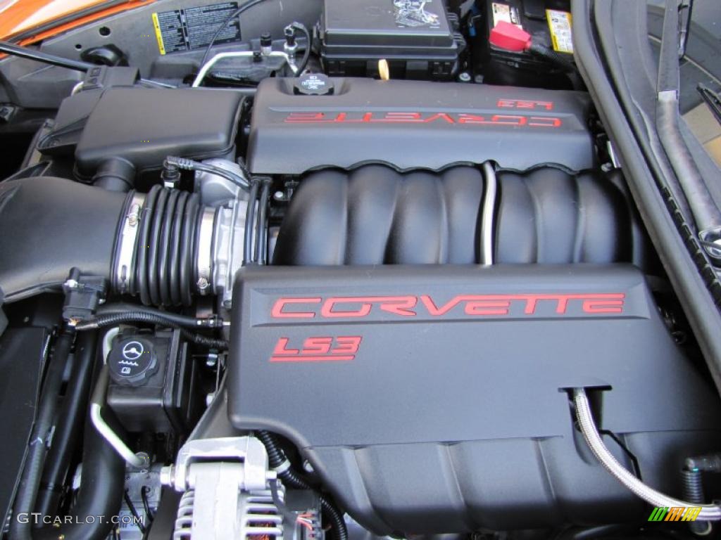 2008 Chevrolet Corvette Coupe 6.2 Liter OHV 16-Valve LS3 V8 Engine Photo #38614466