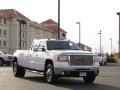 Front 3/4 View of 2009 Sierra 3500HD SLT Crew Cab 4x4 Dually