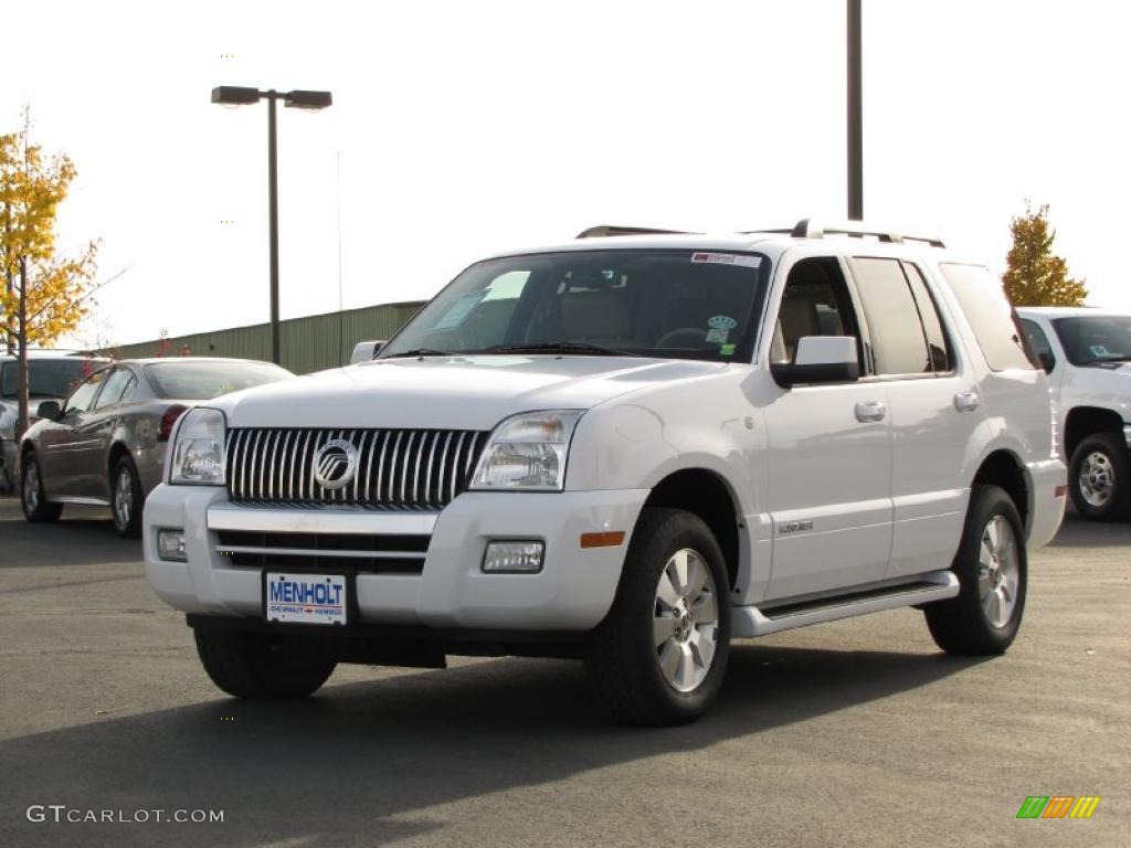 Oxford White 2007 Mercury Mountaineer AWD Exterior Photo #38615270