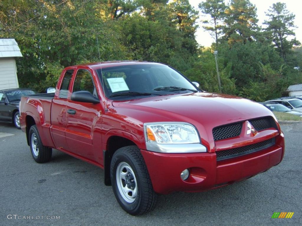 2007 Raider LS Extended Cab - Lava Red / Slate photo #3