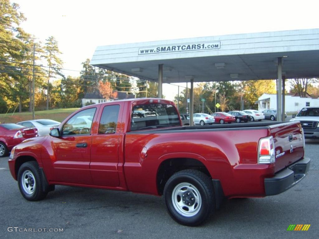 2007 Raider LS Extended Cab - Lava Red / Slate photo #8