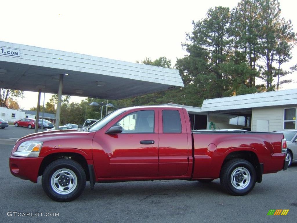 2007 Raider LS Extended Cab - Lava Red / Slate photo #9