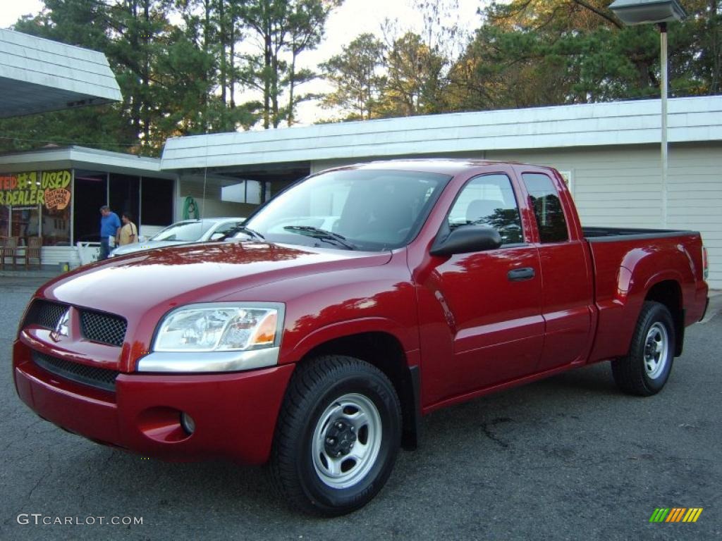 2007 Raider LS Extended Cab - Lava Red / Slate photo #10