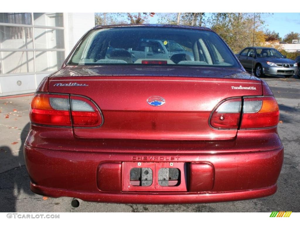 2003 Malibu Sedan - Redfire Metallic / Gray photo #19