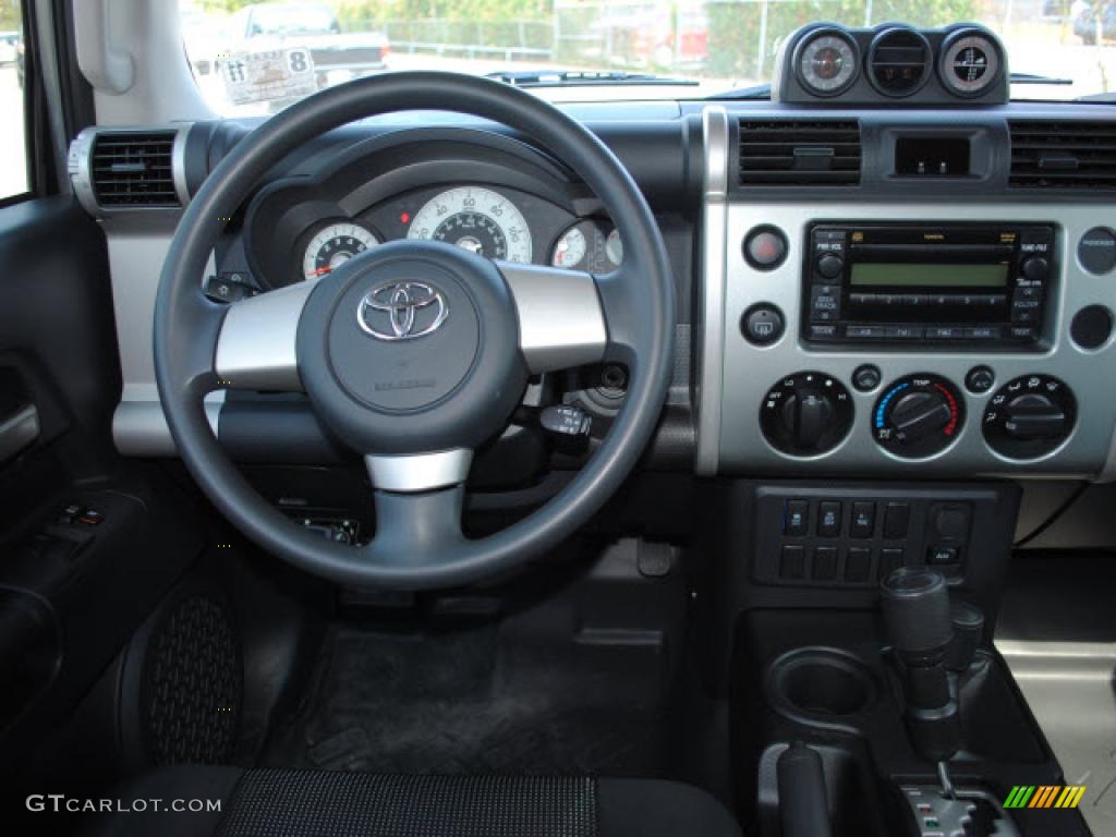 2009 Toyota FJ Cruiser 4WD Dark Charcoal Steering Wheel Photo #38617774