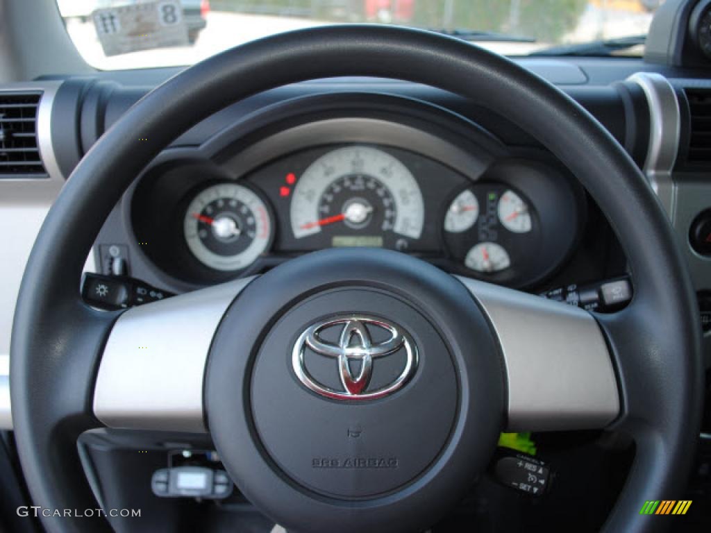 2009 Toyota FJ Cruiser 4WD Dark Charcoal Steering Wheel Photo #38617802