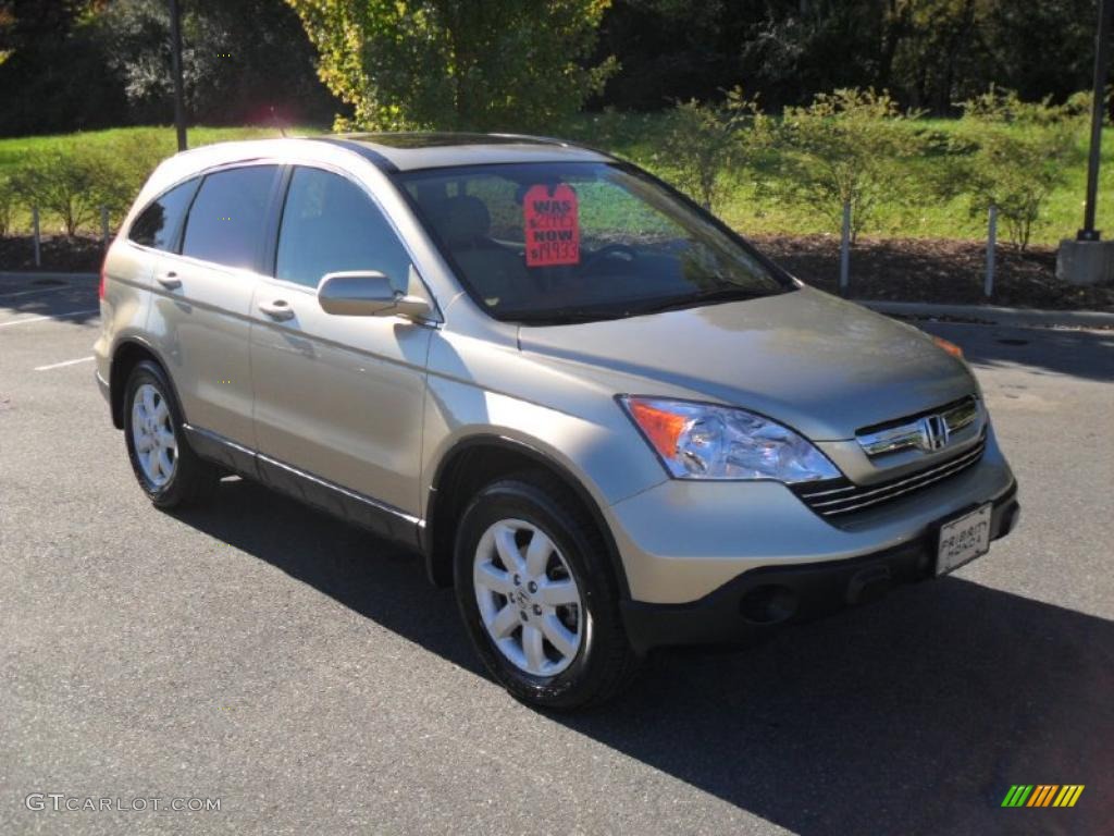 2007 CR-V EX-L - Borrego Beige Metallic / Ivory photo #5