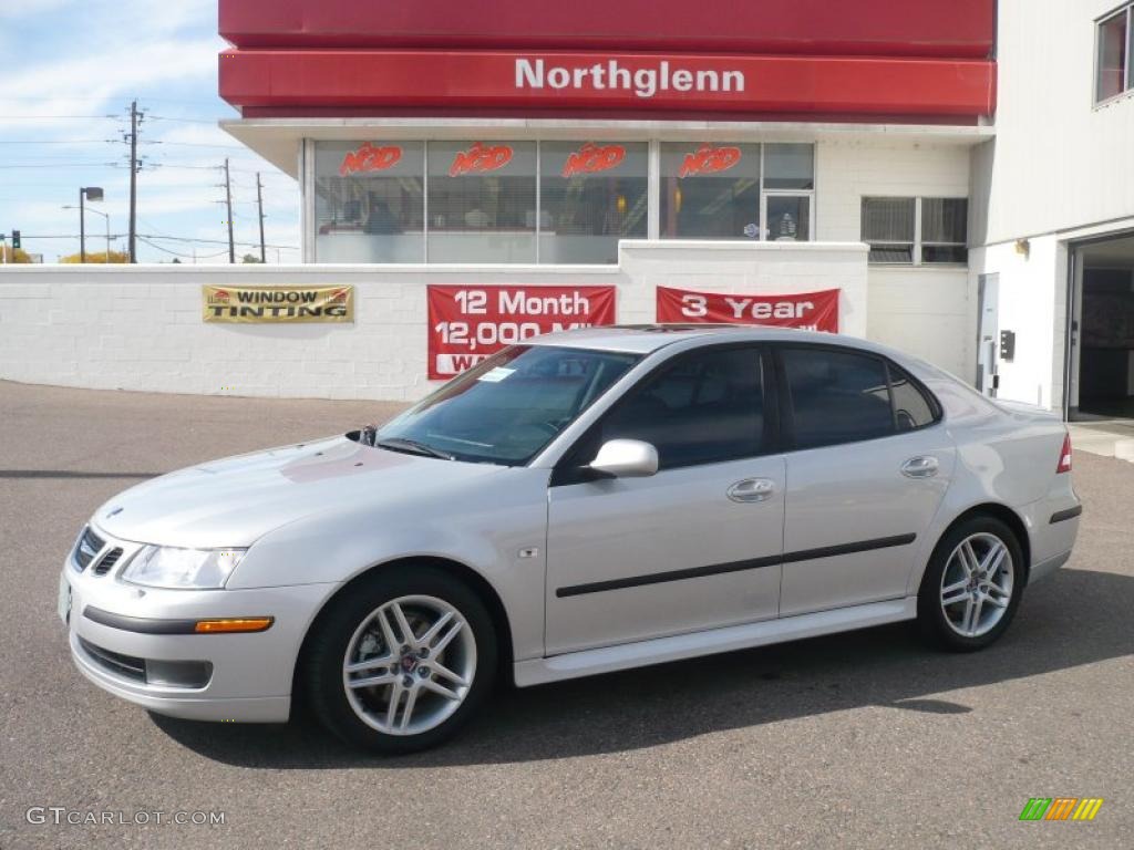 Silver Metallic Saab 9-3