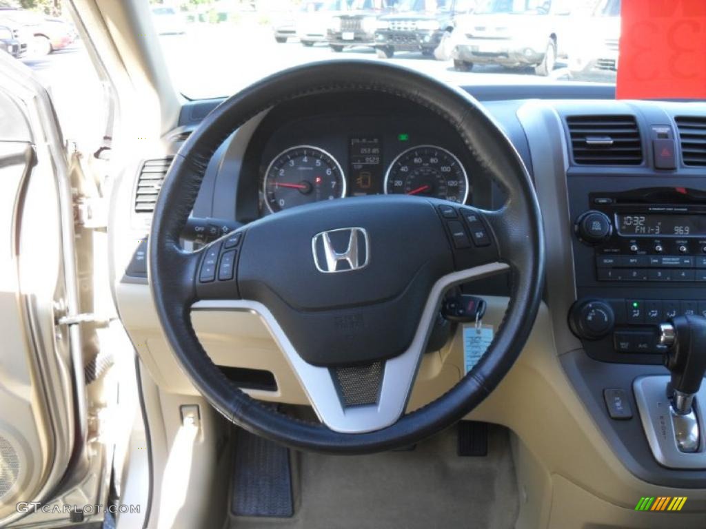 2007 CR-V EX-L - Borrego Beige Metallic / Ivory photo #15