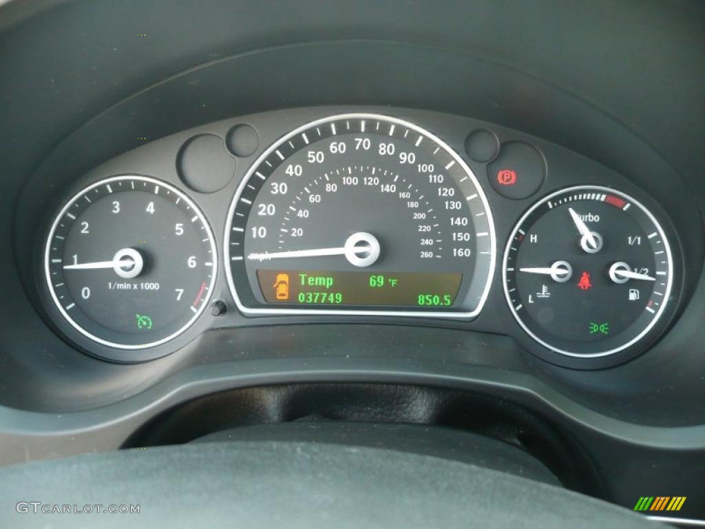 2007 Saab 9-3 2.0T Sport Sedan Gauges Photo #38619030