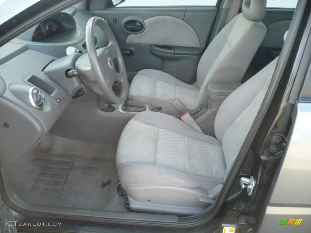 Gray Interior 2007 Saturn ION 2 Sedan Photo #38619170