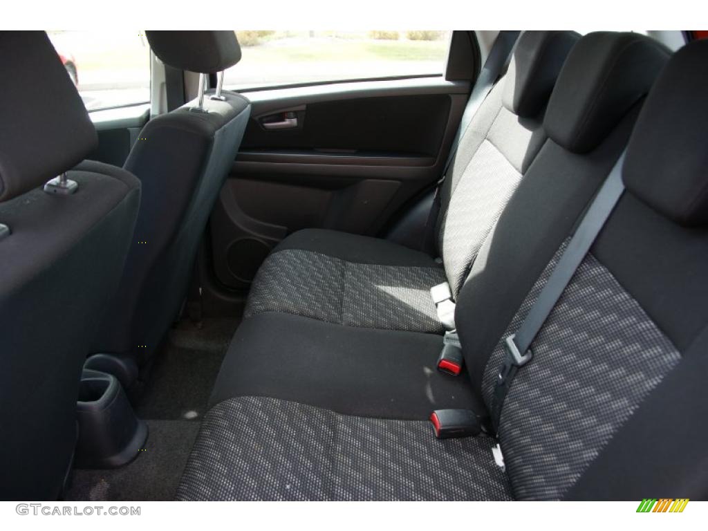 Black Interior 2007 Suzuki SX4 Convenience AWD Photo #38619306