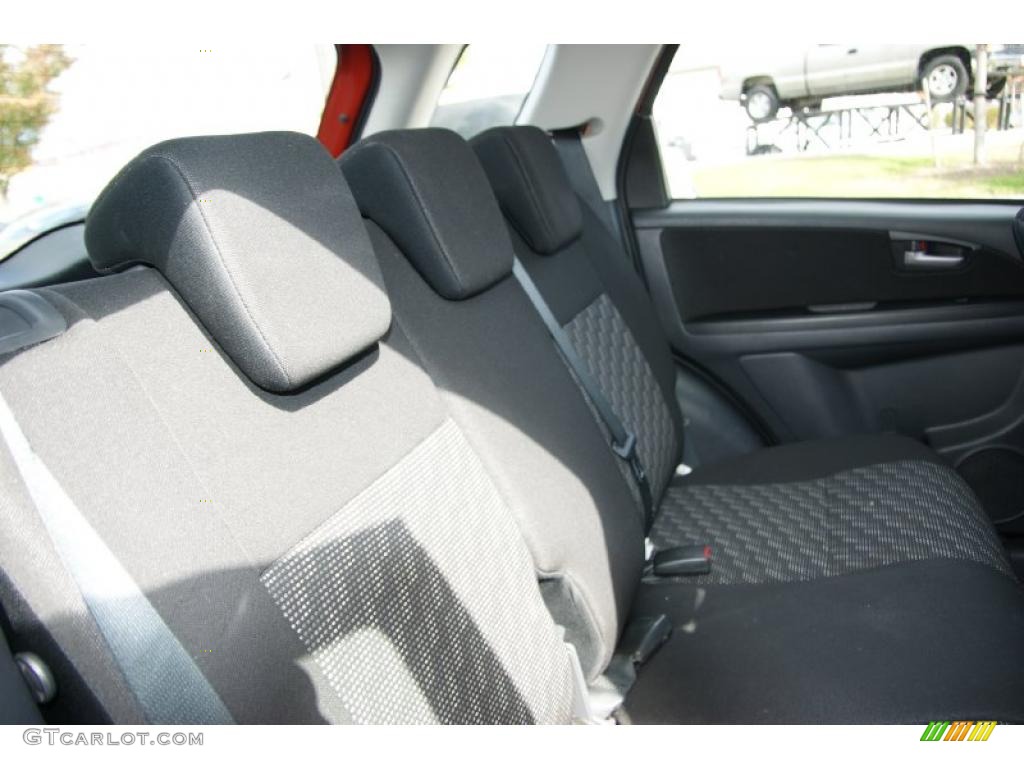 Black Interior 2007 Suzuki SX4 Convenience AWD Photo #38619326