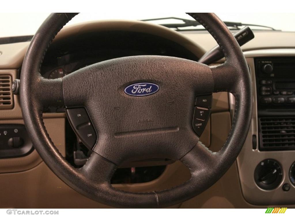 2005 Explorer XLT 4x4 - Redfire Metallic / Medium Parchment photo #12