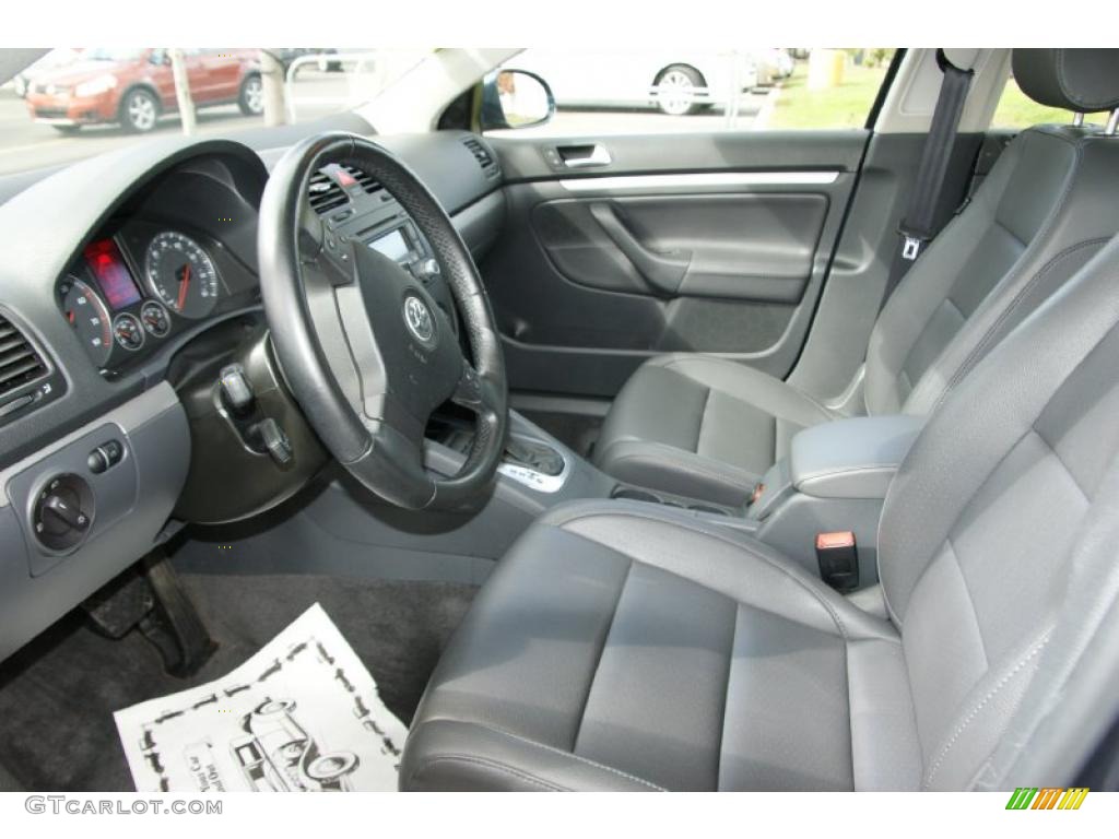 Grey Interior 2006 Volkswagen Jetta 2.0T Sedan Photo #38619630