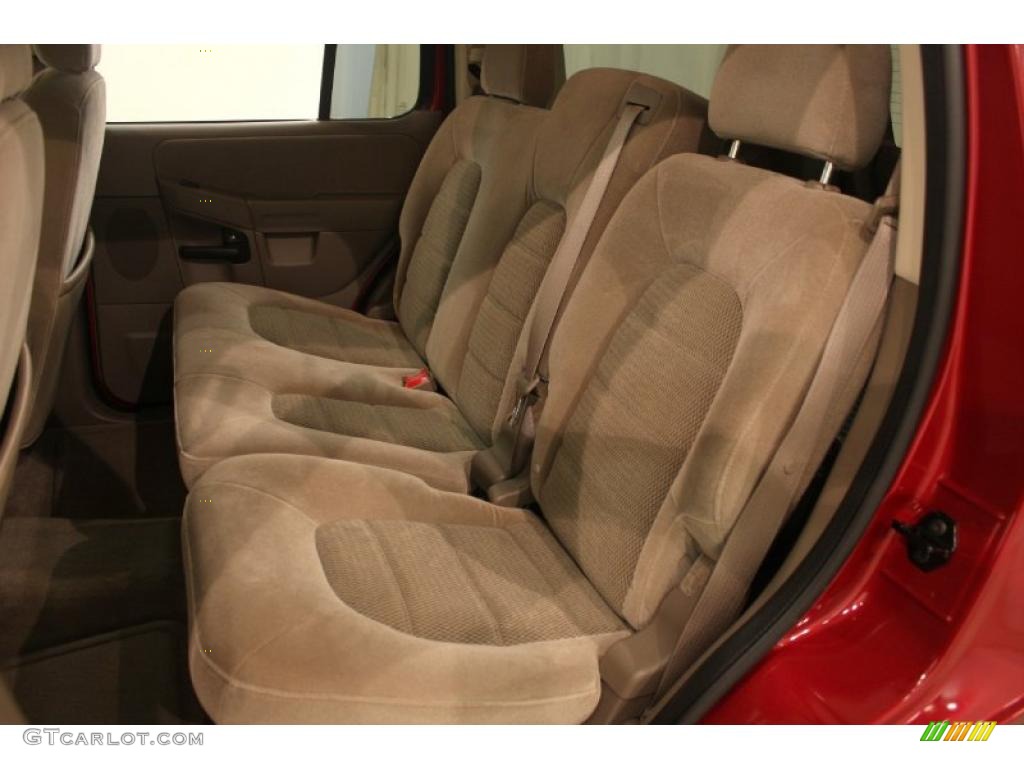 2005 Explorer XLT 4x4 - Redfire Metallic / Medium Parchment photo #19