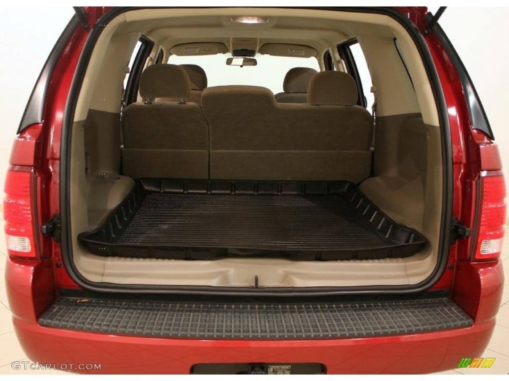 2005 Explorer XLT 4x4 - Redfire Metallic / Medium Parchment photo #21