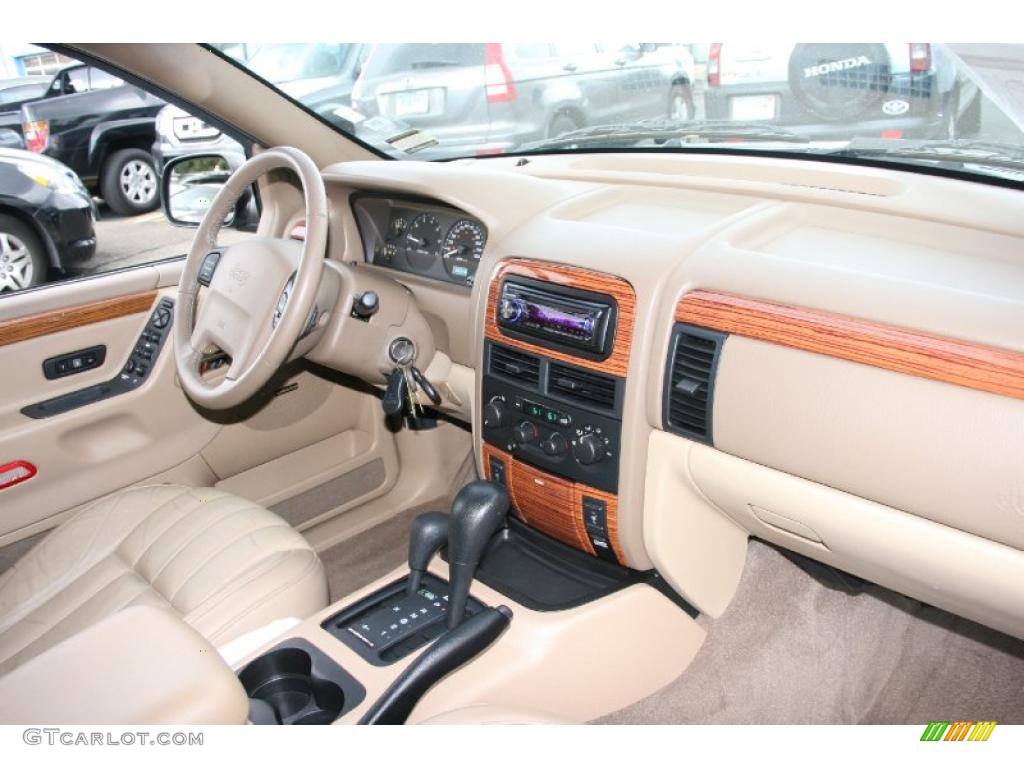 Camel Interior 1999 Jeep Grand Cherokee Limited 4x4 Photo #38620498