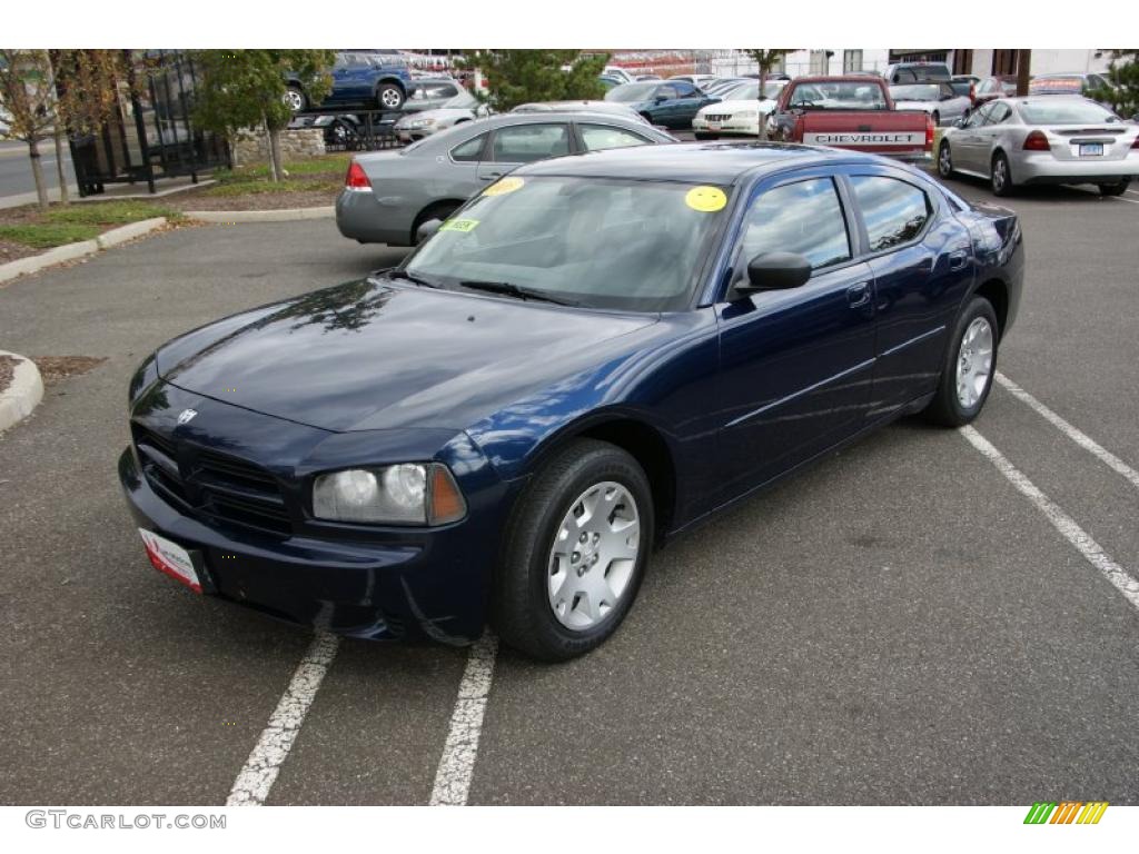 2006 Charger SE - Midnight Blue Pearl / Dark Slate Gray/Light Graystone photo #1