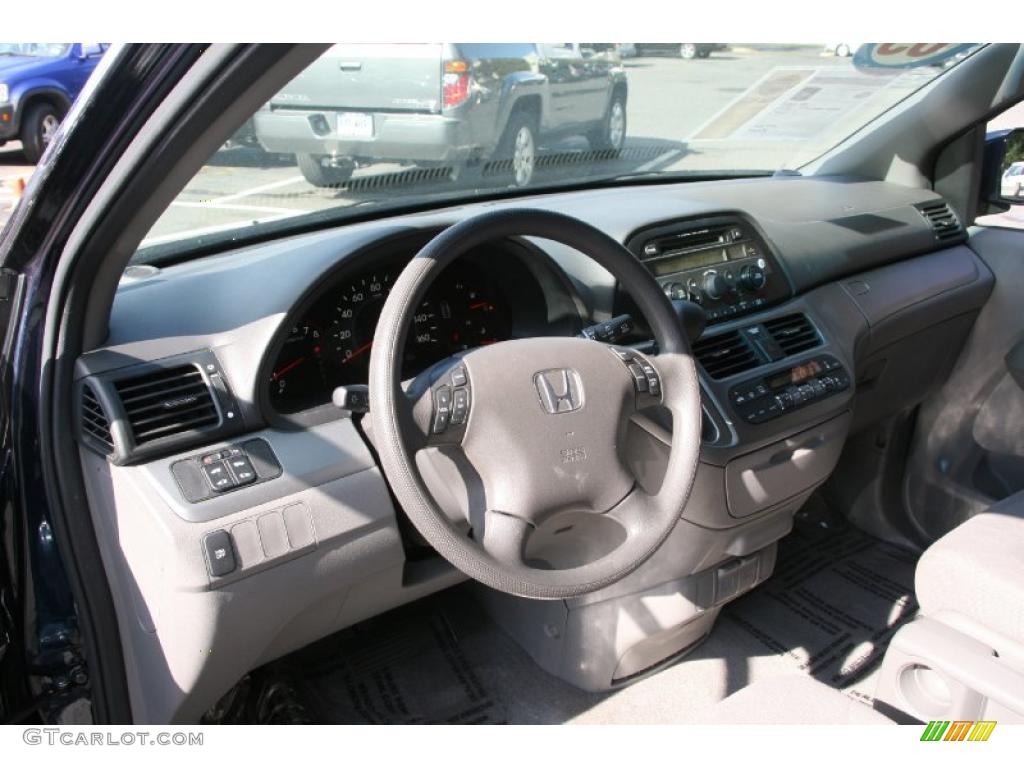 2009 Honda Odyssey EX Gray Dashboard Photo #38621214