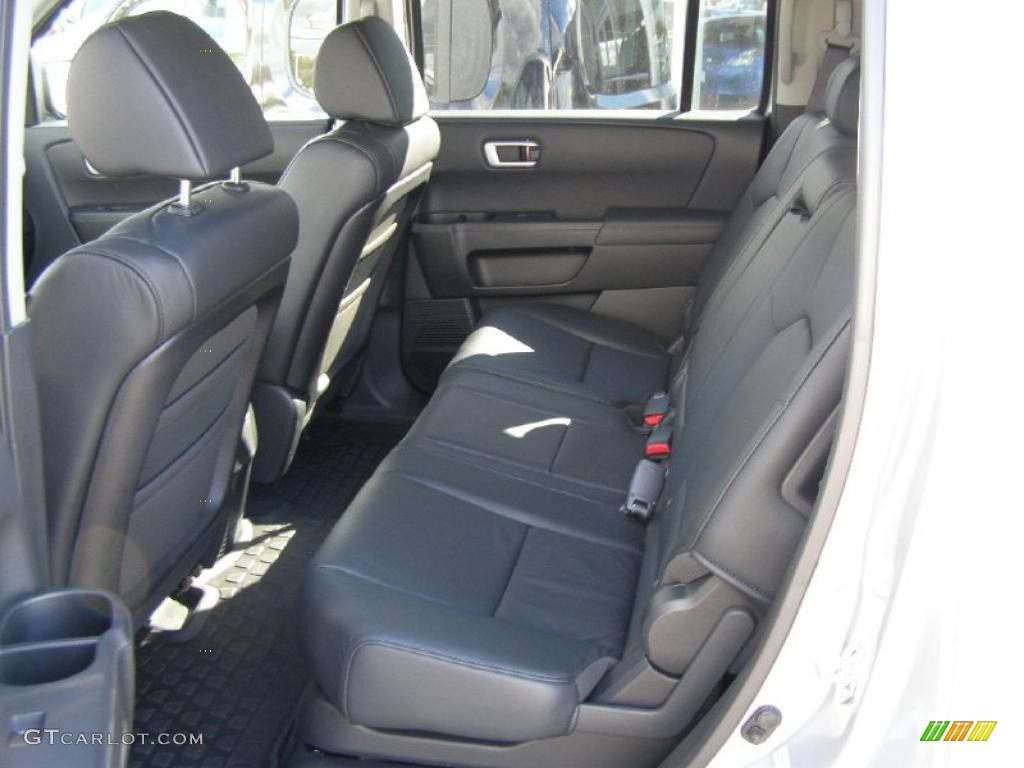 Black Interior 2010 Honda Pilot EX-L 4WD Photo #38621577
