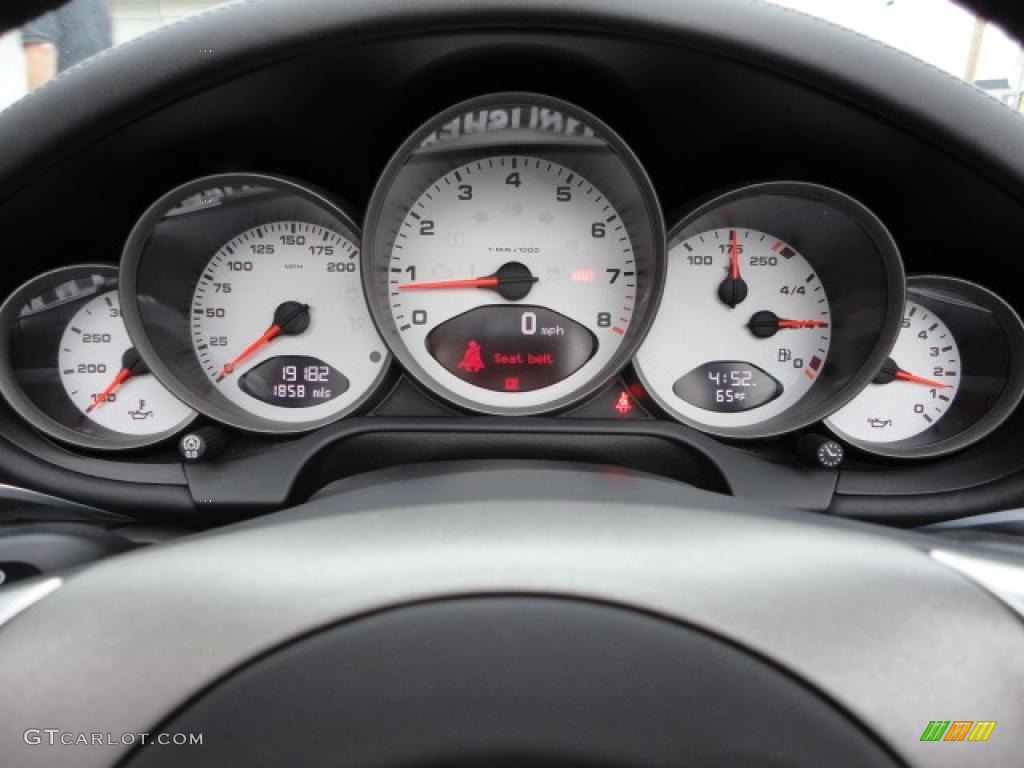 2009 Porsche 911 Carrera 4S Cabriolet Gauges Photo #38624298