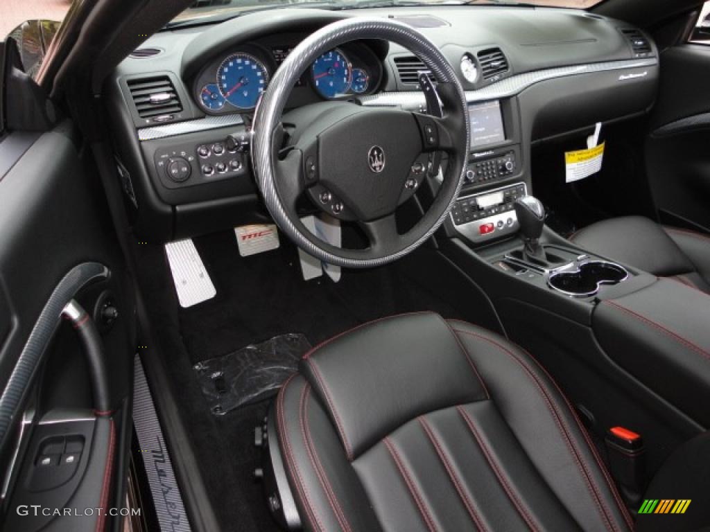 Nero Interior 2011 Maserati GranTurismo S Automatic Photo #38624779